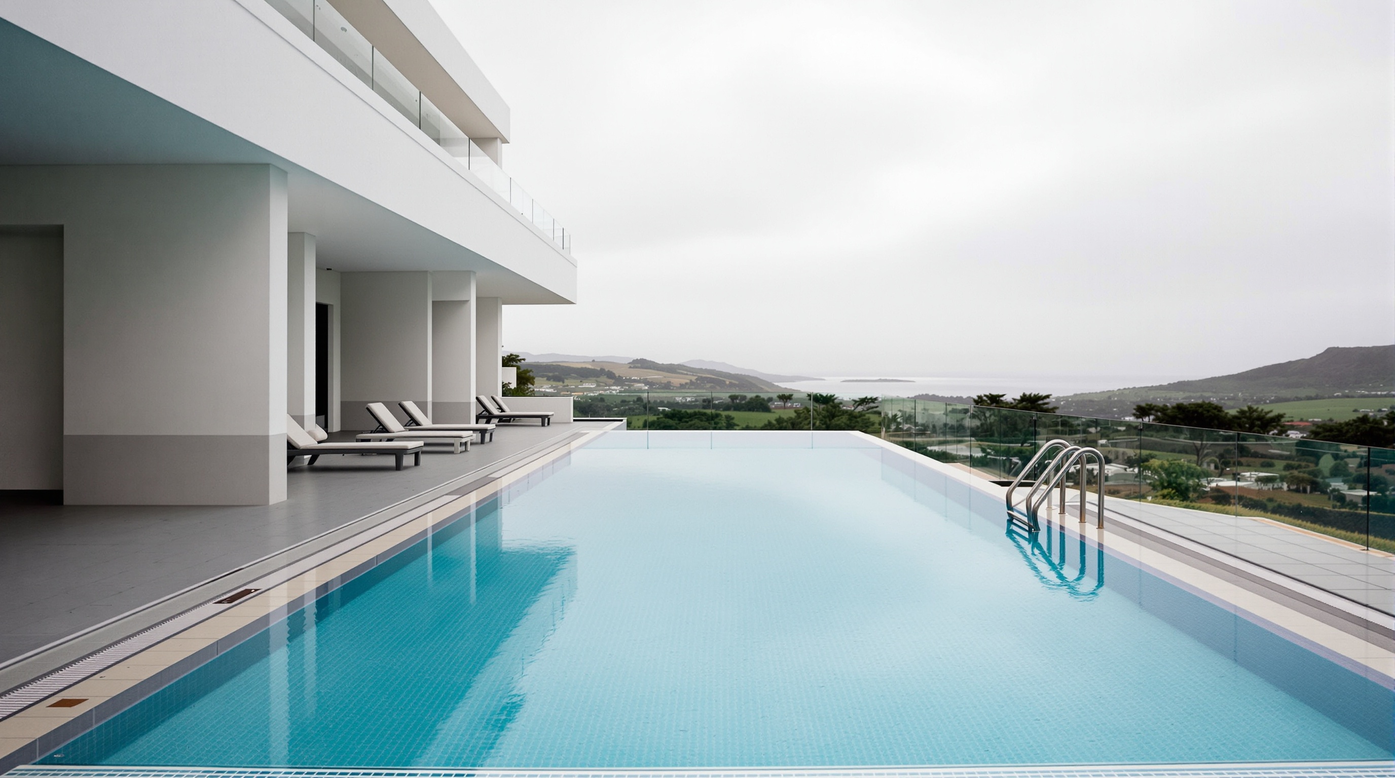 Piscina do Hotel Fasano Boa Vista com arquitetura integrada à paisagem de Porto Feliz