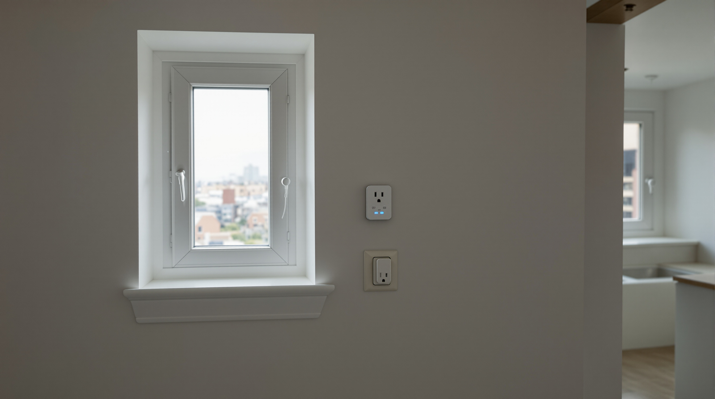 Interior de apartamento compacto com automação e eficiência energética, 2026