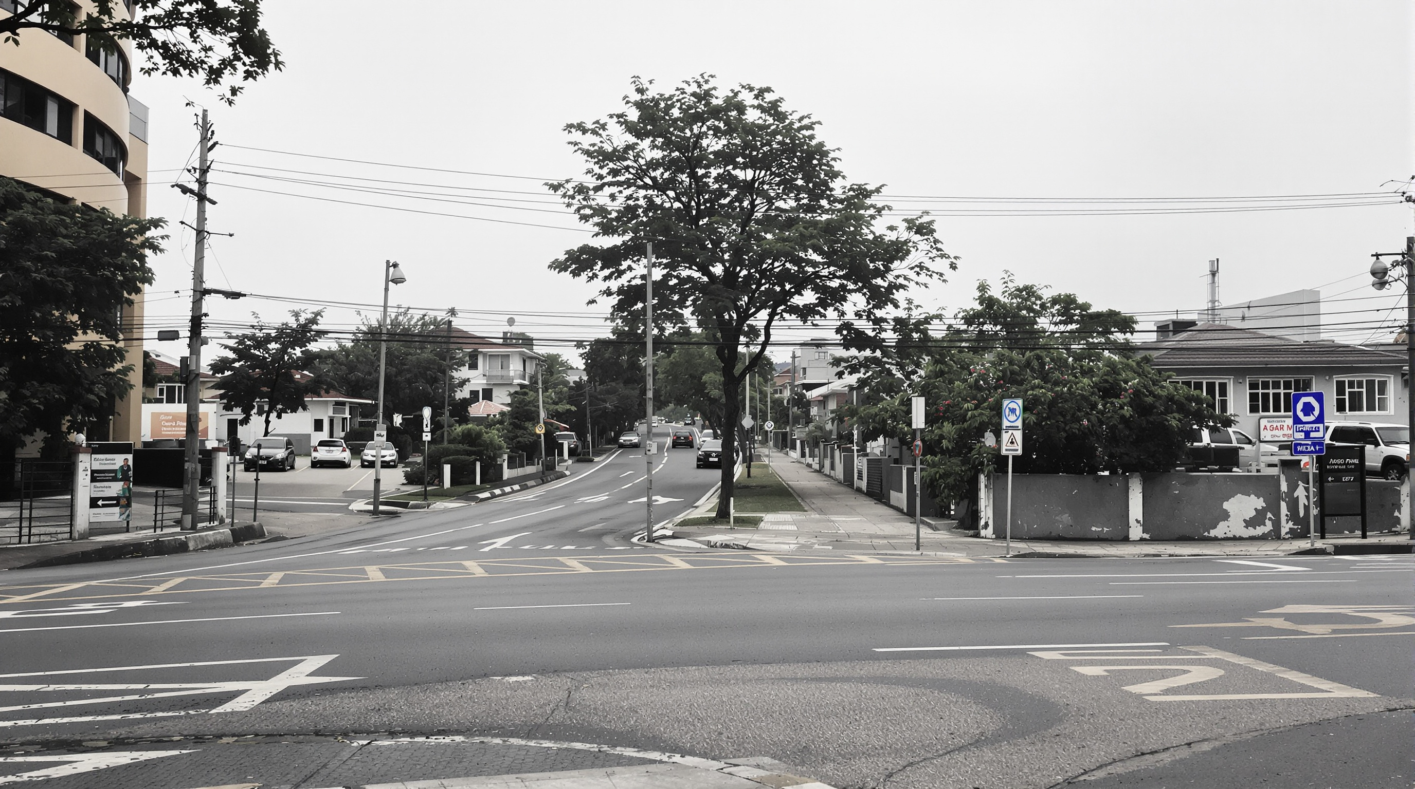 Comparação visual entre infraestrutura de localização diferenciada e zona comum