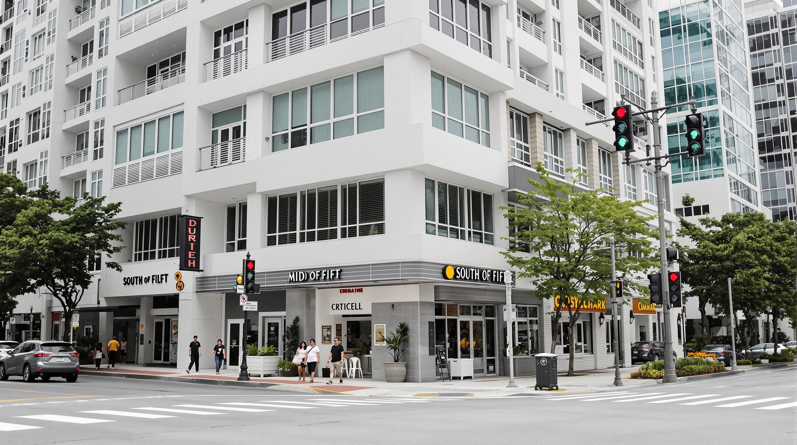 Bairro de Brickell em Miami refletindo as pockets of value no mercado de miami imoveis