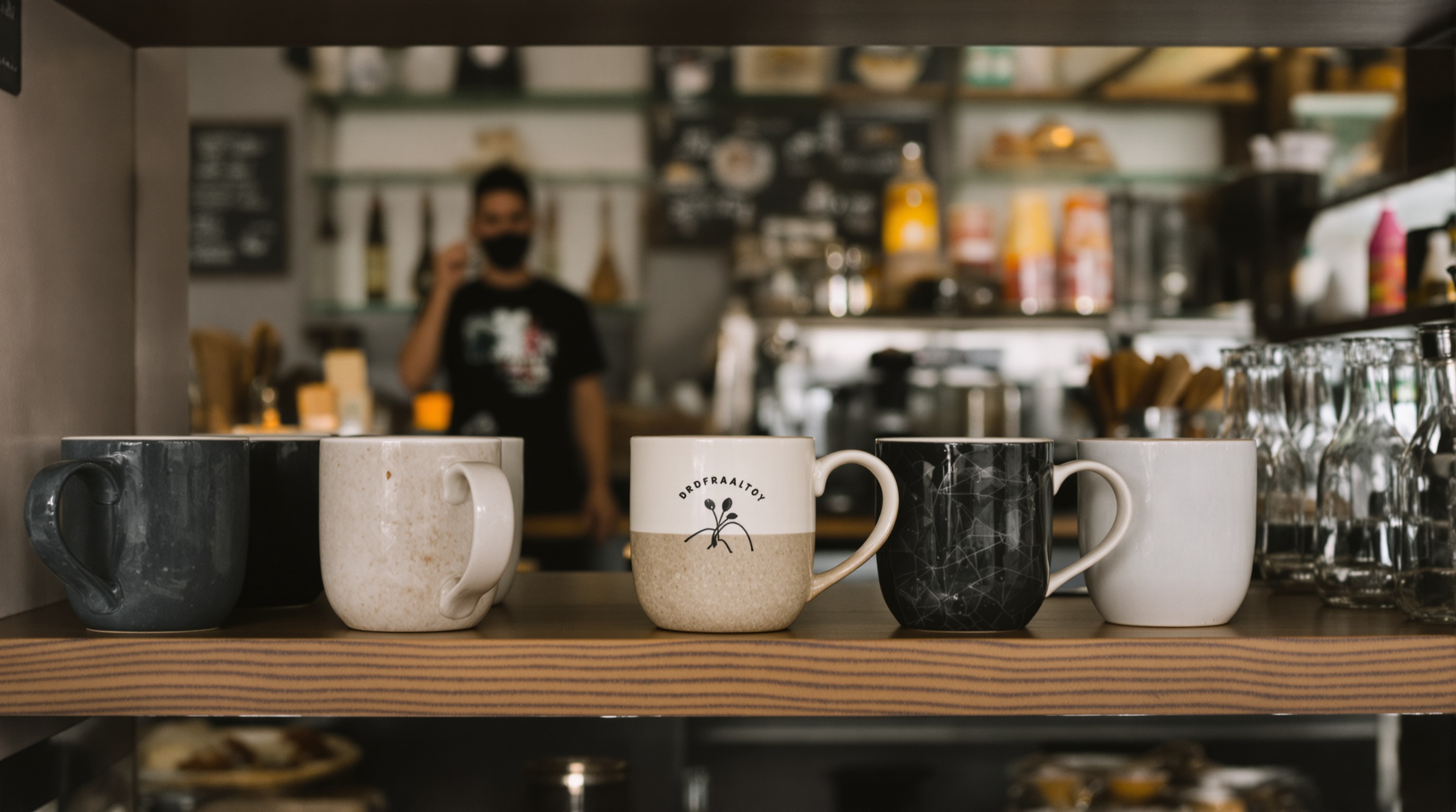 Cafeteria Gamela em Itu: café especial e doces caseiros em balcão rústico do centro histórico, luz natural suave de manhã
