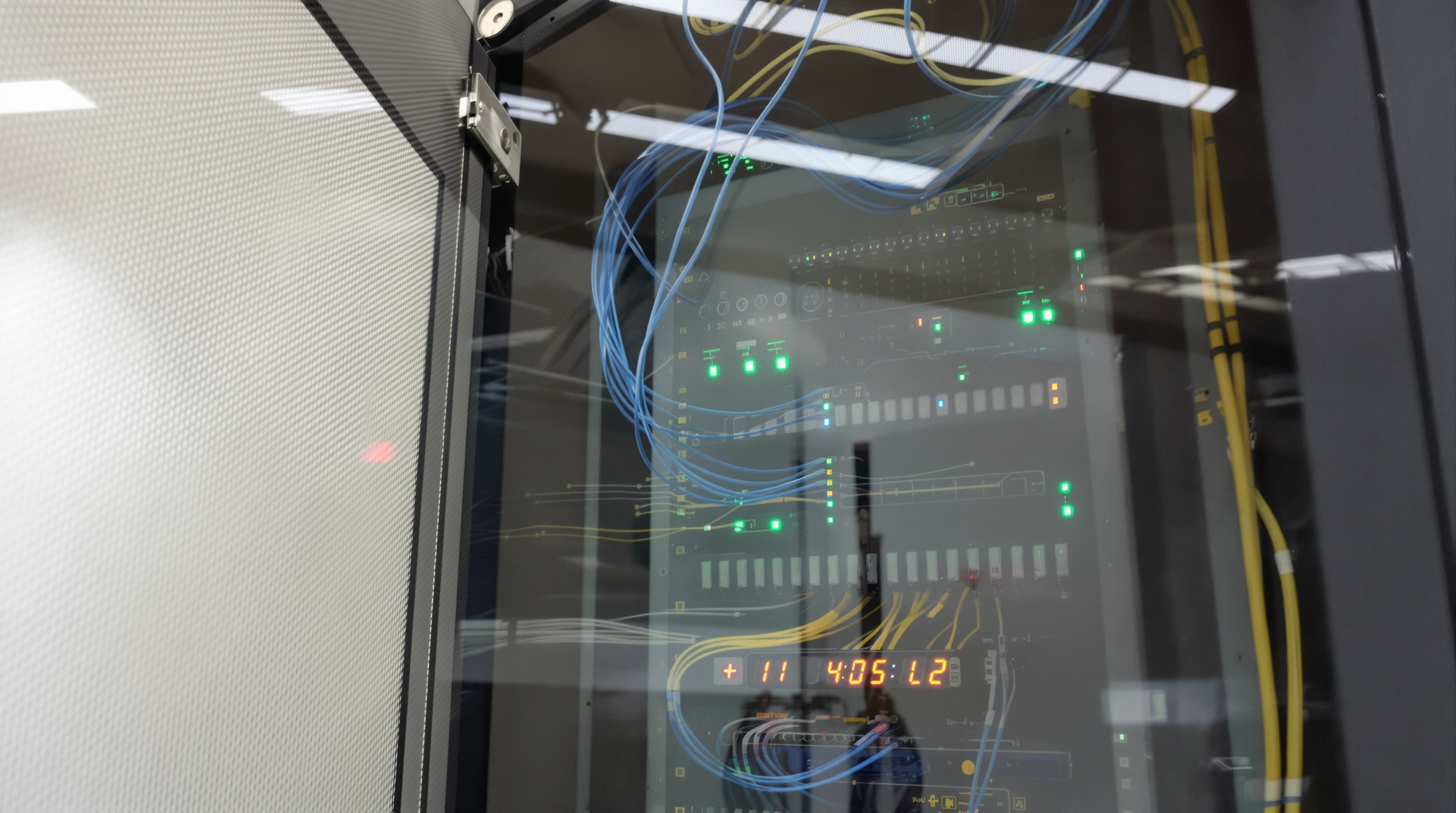 Infraestrutura de servidores e tecnologia informação em data center de condomínio de luxo