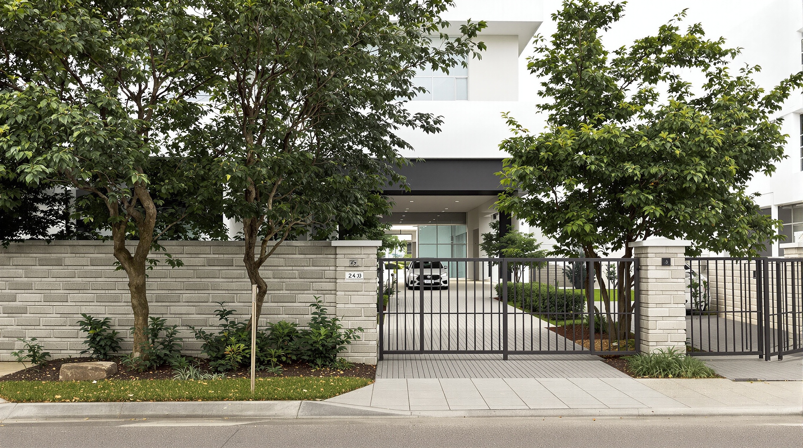 Condomínio de luxo em Alphaville com arquitetura moderna preparada para residentes que trabalham em home office