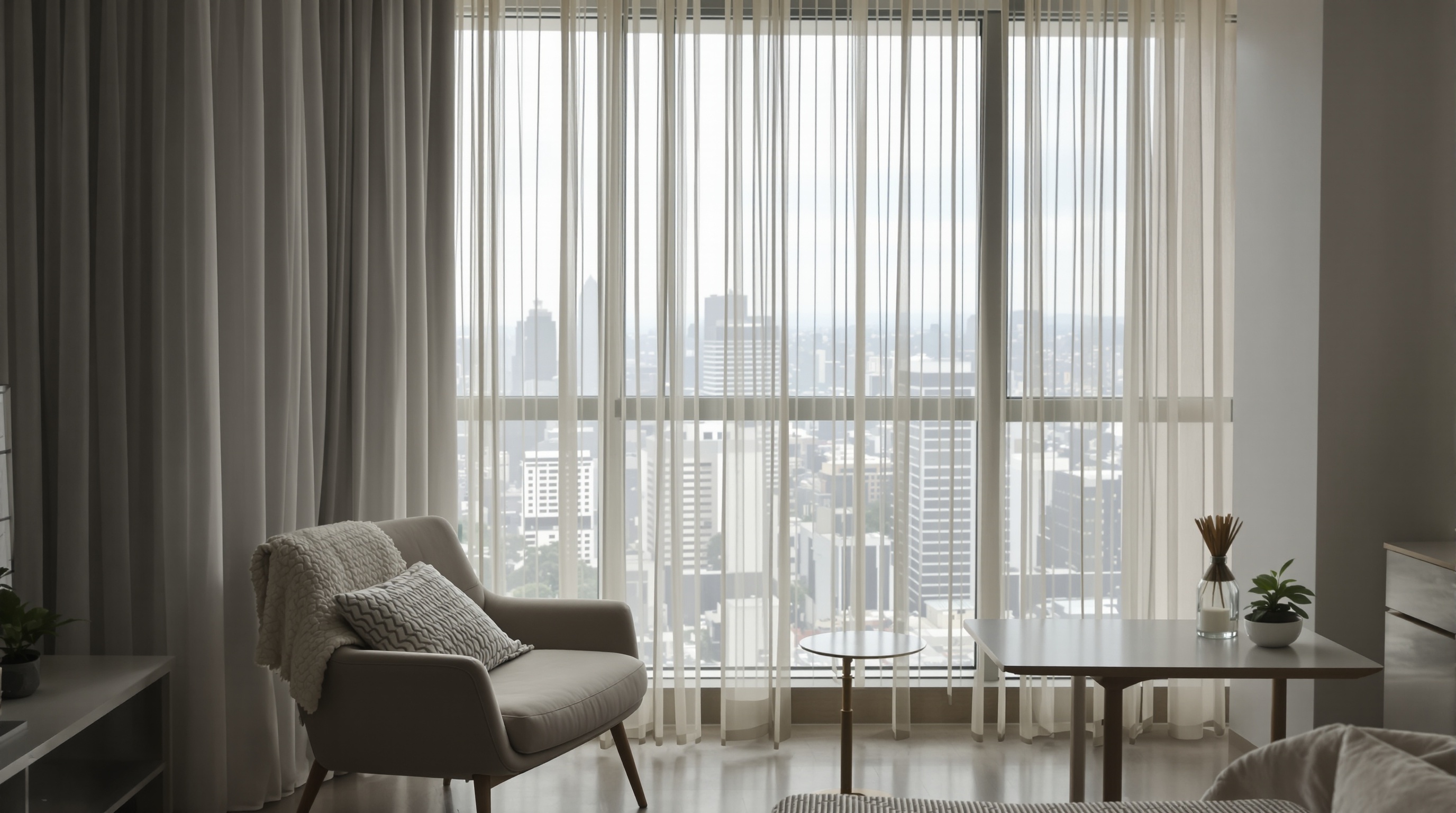 Espaço de trabalho integrado em apartamento de luxo de São Paulo, adequado para trabalhar em home office com conforto premium
